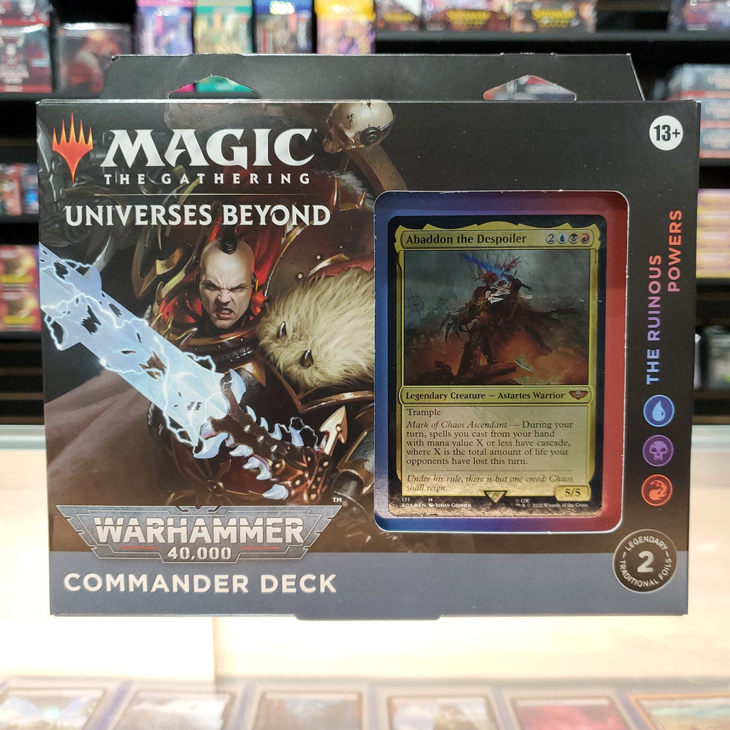 Hot Sale The Gathering - Universes Beyond: Warhammer 40.000 - Commander Deck (The Ruinous Powers)