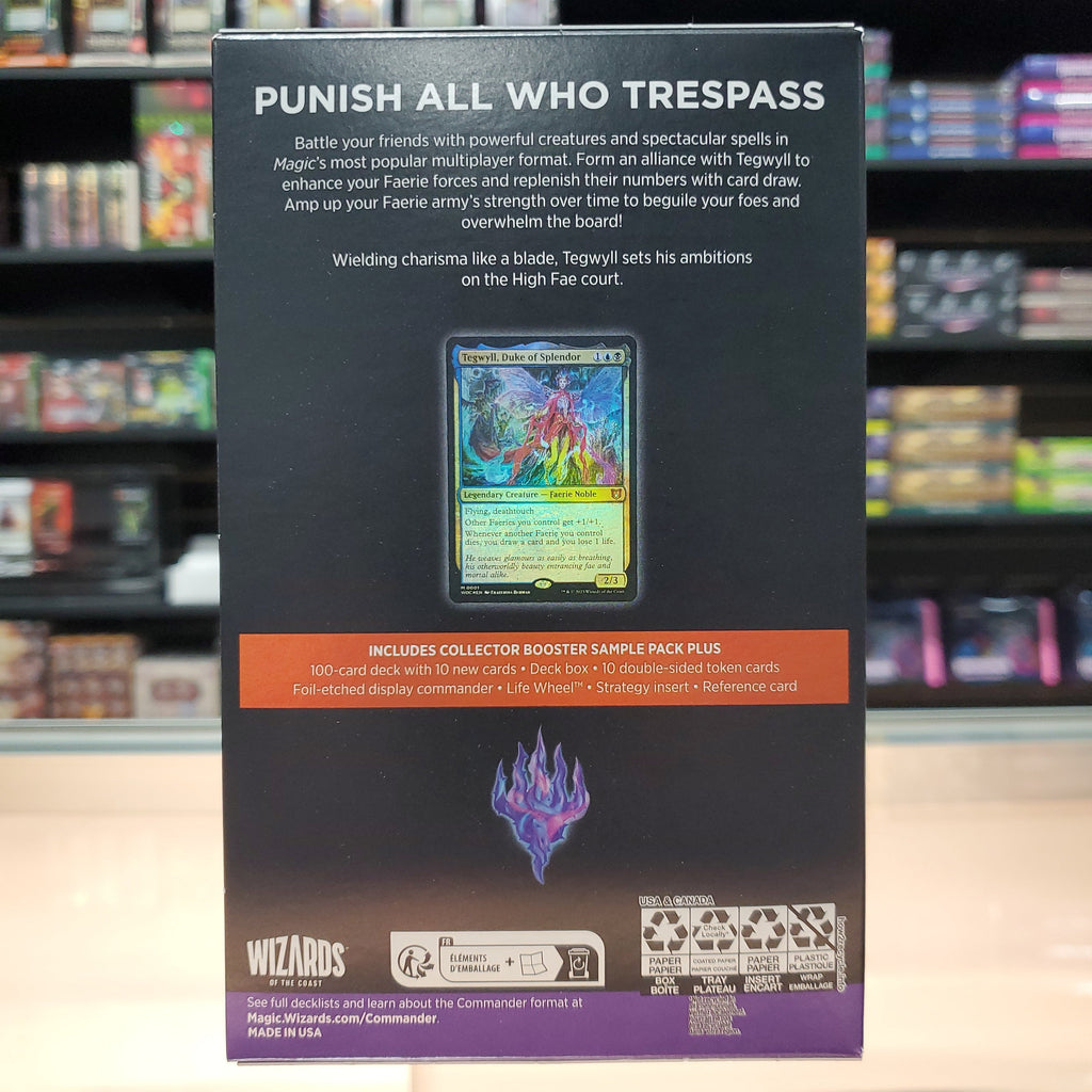 Hot Sale The Gathering - Wilds of Eldraine - Commander Deck (Fae Dominion)