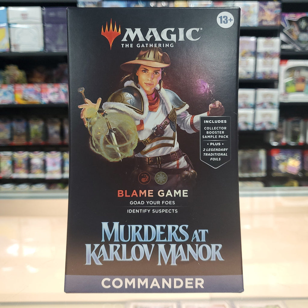 Hot Sale The Gathering - Murders at Karlov Manor - Commander Deck (Blame Game)