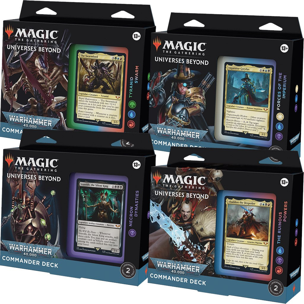Hot Sale The Gathering - Universes Beyond: Warhammer 40.000 - Commander Deck Display