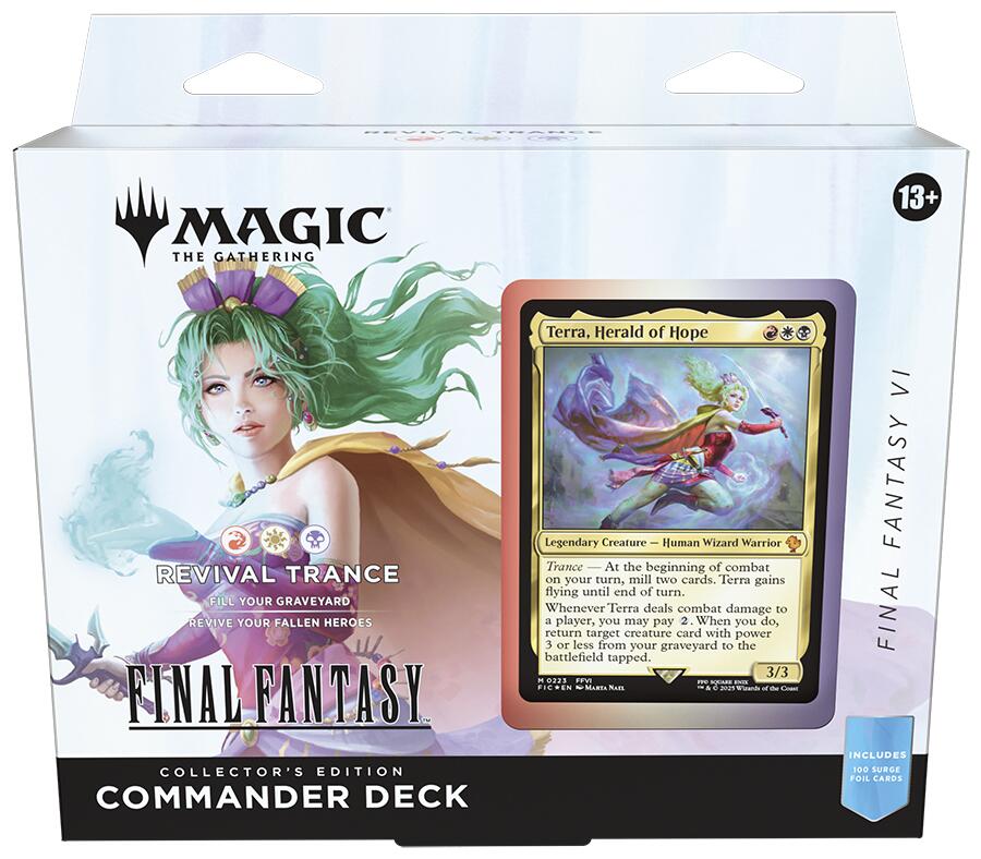 Hot Sale The Gathering - FINAL FANTASY - Commander Deck: Collector's Edition (Revival Trance FINAL FANTASY VI)