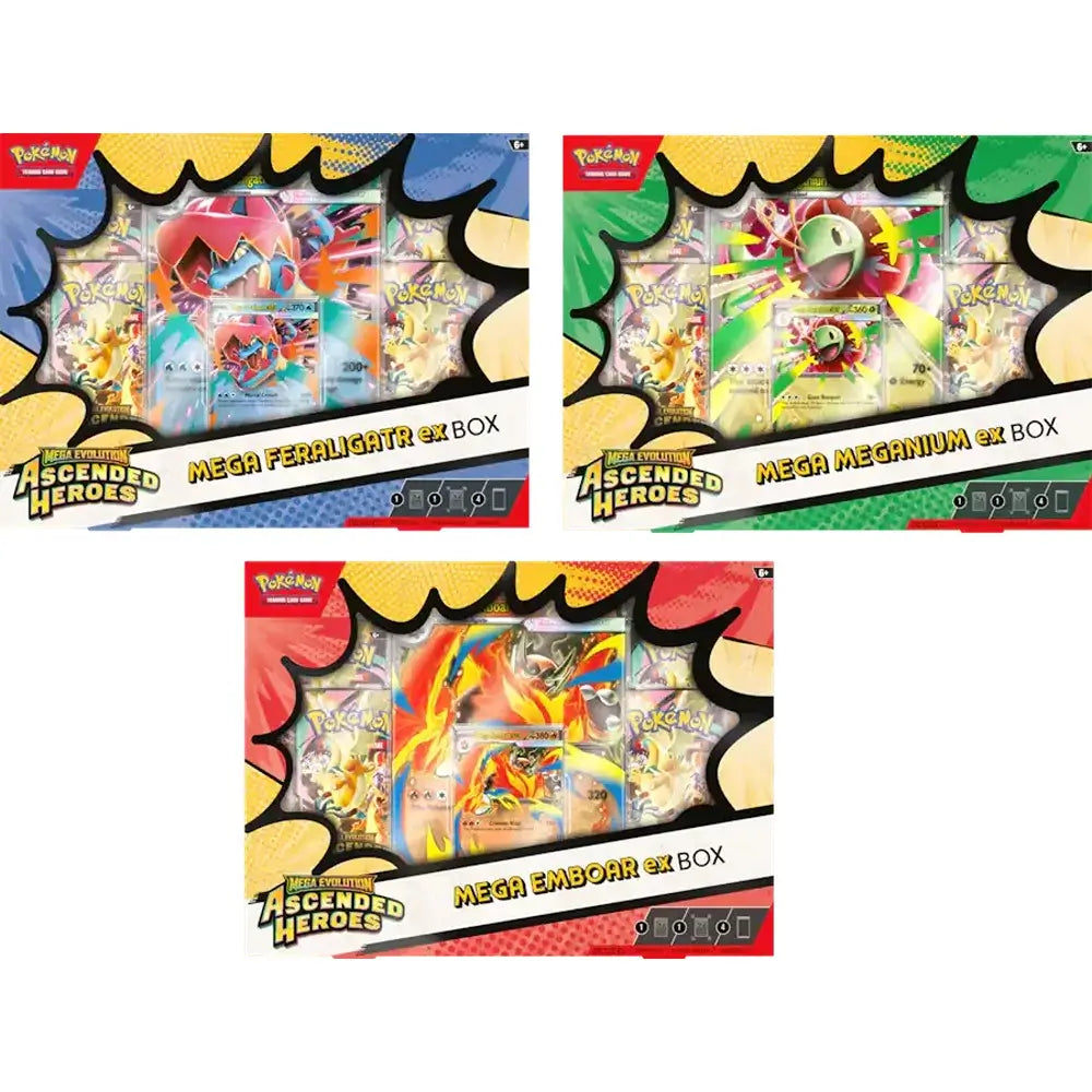 🔥2026 Christmas Gift🎄: Mega Evolution - Ascended Heroes Mega Emboar ex Box