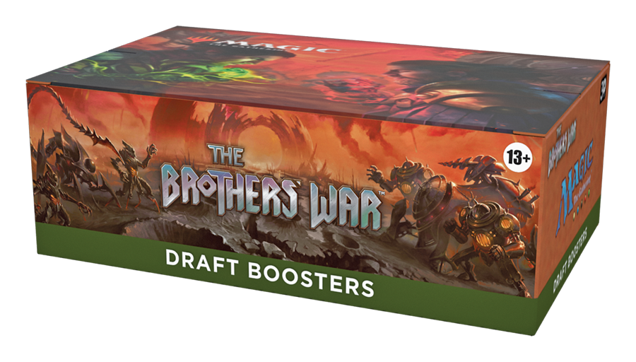 Hot Sale The Gathering - The Brothers' War - Draft Booster Display