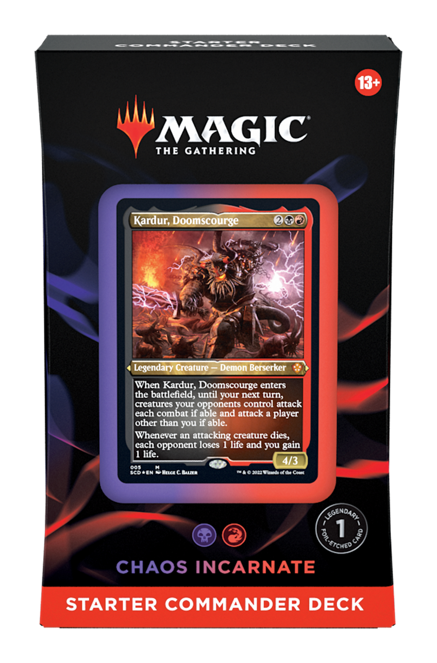 Hot Sale The Gathering - Starter Commander Deck (Chaos Incarnate)