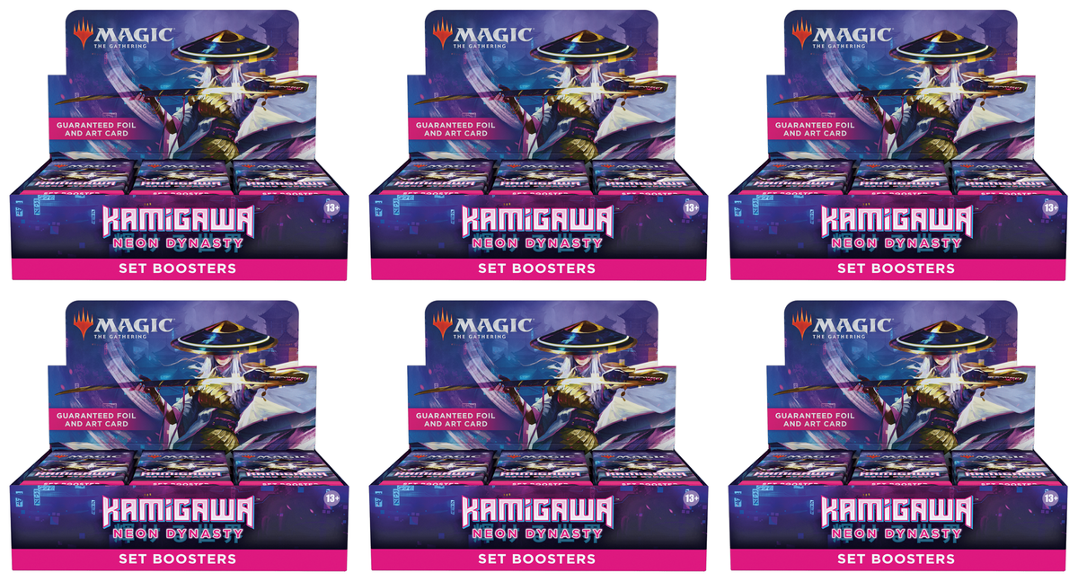Hot Sale The Gathering - Kamigawa: Neon Dynasty - Set Booster Case