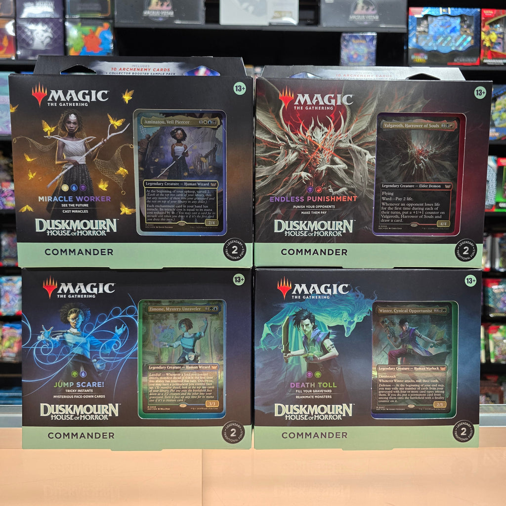 Hot Sale The Gathering - Duskmourn: House of Horror - Commander Deck Display